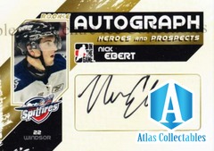 2010-11 ITG Heroes and Prospects Auto #ANE Nick Ebert